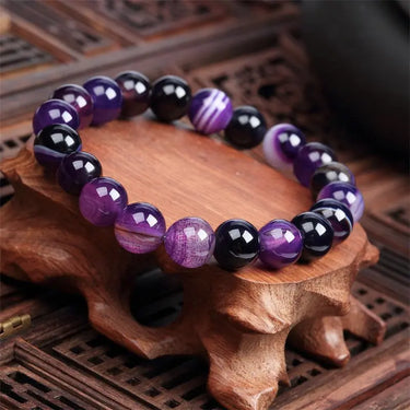 Purple Agate Power Bracelet-Your Soul Place